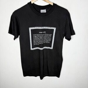 Vintage Single Stitch Ivory Alibis Piano T-Shirt Men's Medium‎ Stedman Tee Shirt